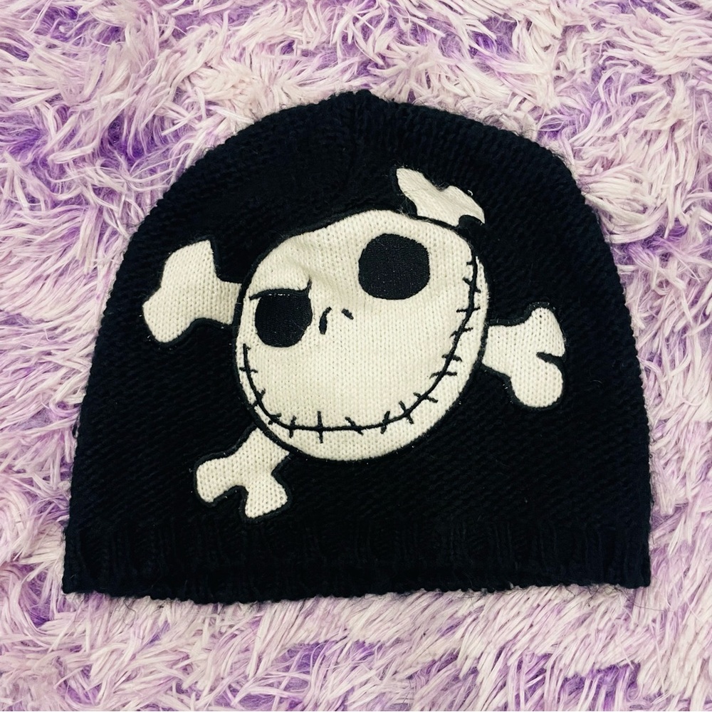 Black Jack Skellington Nightmare Before Christmas Beanie Hat